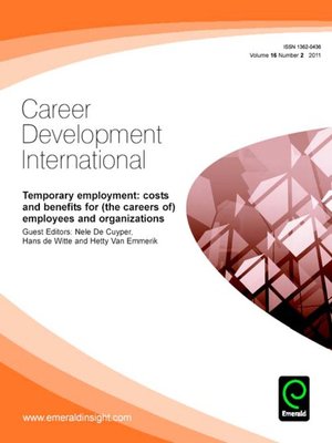 cover image of Career Development International, Volume 16, Issue 2